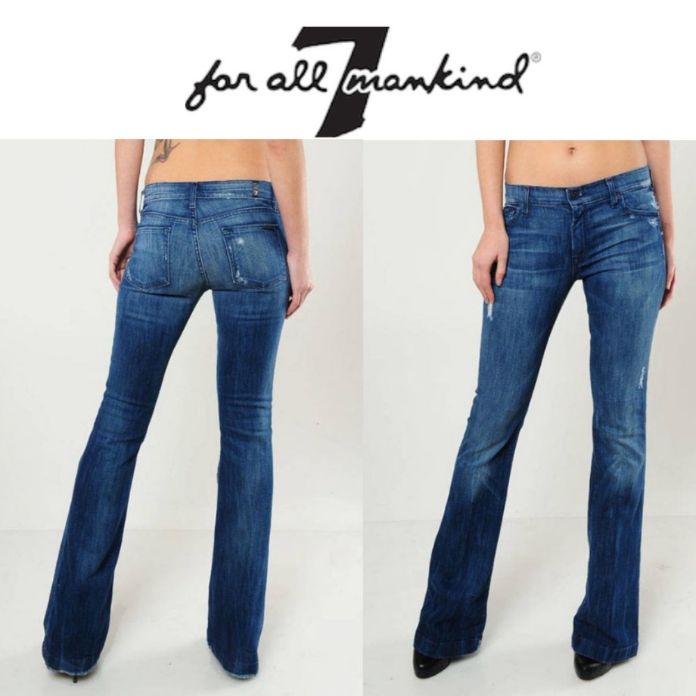 7 for all Mankind Charlize Slim Flare Jeans VBG 26